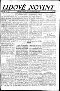 Lidov noviny z 14.4.1923, edice 2, strana 1