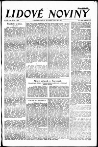 Lidov noviny z 14.4.1924, edice 1, strana 1
