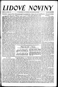 Lidov noviny z 14.4.1924, edice 2, strana 1