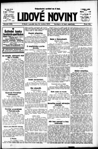 Lidov noviny z 14.5.1917, edice 2, strana 1