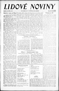 Lidov noviny z 14.5.1924, edice 2, strana 1