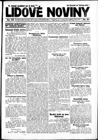 Lidov noviny z 14.6.1917, edice 2, strana 1