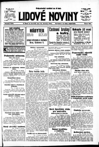 Lidov noviny z 14.6.1917, edice 3, strana 1