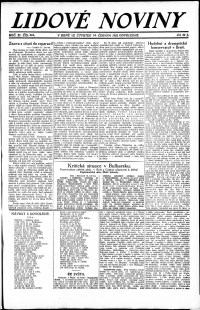 Lidov noviny z 14.6.1923, edice 2, strana 1