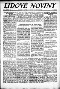 Lidov noviny z 14.8.1922, edice 2, strana 1