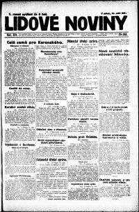 Lidov noviny z 14.9.1917, edice 2, strana 1