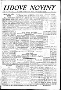 Lidov noviny z 14.9.1920, edice 2, strana 1