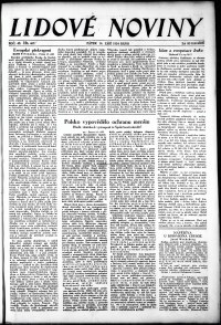 Lidov noviny z 14.9.1934, edice 1, strana 1