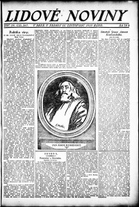 Lidov noviny z 14.11.1920, edice 1, strana 1
