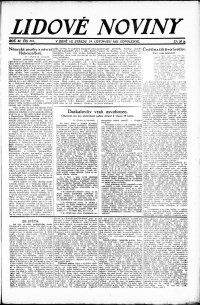 Lidov noviny z 14.11.1923, edice 2, strana 1