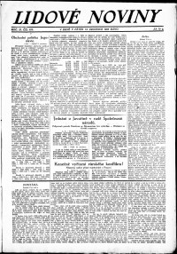 Lidov noviny z 14.12.1923, edice 1, strana 1