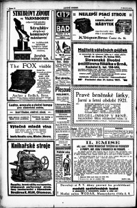 Lidov noviny z 15.1.1921, edice 1, strana 6