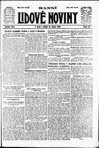 Lidov noviny z 15.2.1918, edice 1, strana 1