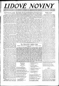 Lidov noviny z 15.3.1921, edice 3, strana 1