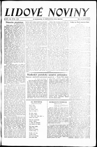 Lidov noviny z 15.3.1924, edice 2, strana 1