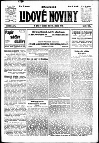 Lidov noviny z 15.4.1917, edice 1, strana 1