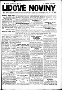 Lidov noviny z 15.4.1917, edice 2, strana 1