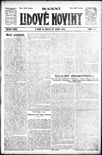 Lidov noviny z 15.5.1919, edice 2, strana 1