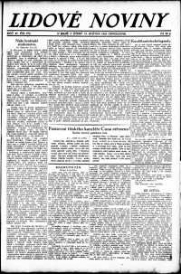 Lidov noviny z 15.5.1923, edice 2, strana 1
