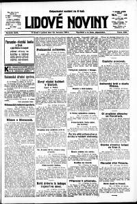 Lidov noviny z 15.6.1917, edice 3, strana 1