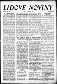 Lidov noviny z 15.6.1934, edice 1, strana 1