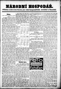 Lidov noviny z 15.7.1914, edice 2, strana 1