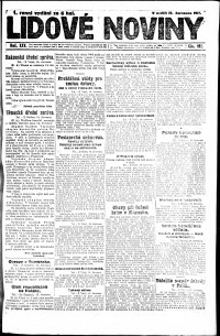 Lidov noviny z 15.7.1917, edice 2, strana 1