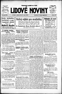 Lidov noviny z 15.9.1917, edice 3, strana 1
