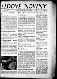 Lidov noviny z 15.9.1932, edice 2, strana 1