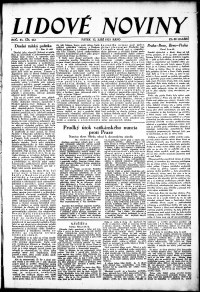Lidov noviny z 15.9.1933, edice 1, strana 1