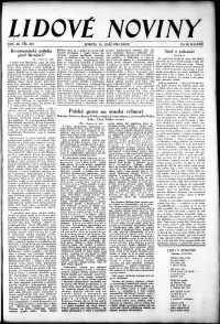 Lidov noviny z 15.9.1934, edice 1, strana 1
