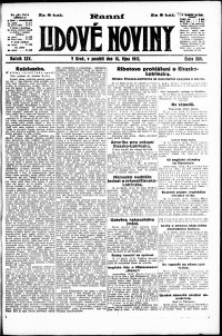 Lidov noviny z 15.10.1917, edice 1, strana 1