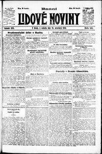 Lidov noviny z 15.12.1917, edice 1, strana 1