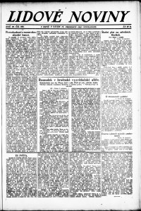 Lidov noviny z 15.12.1922, edice 2, strana 1
