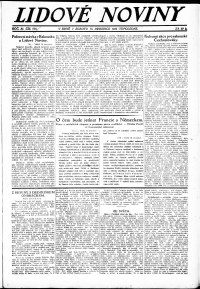 Lidov noviny z 15.12.1923, edice 1, strana 1