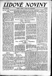 Lidov noviny z 16.1.1923, edice 2, strana 1