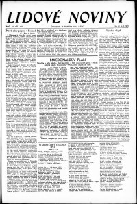 Lidov noviny z 16.3.1933, edice 1, strana 1