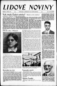 Lidov noviny z 16.3.1933, edice 2, strana 1