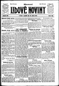 Lidov noviny z 16.4.1917, edice 1, strana 1