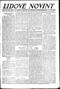 Lidov noviny z 16.4.1921, edice 2, strana 1