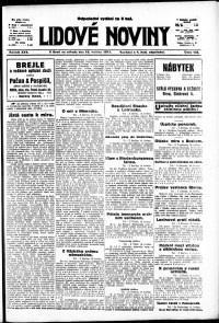 Lidov noviny z 16.5.1917, edice 3, strana 1