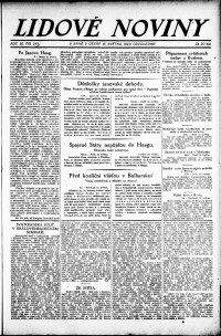 Lidov noviny z 16.5.1922, edice 2, strana 1