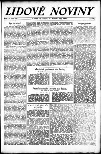 Lidov noviny z 16.5.1923, edice 1, strana 1