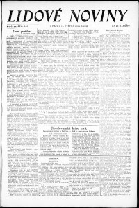 Lidov noviny z 16.5.1924, edice 1, strana 1