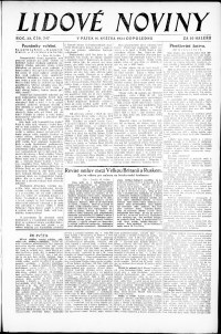 Lidov noviny z 16.5.1924, edice 2, strana 1