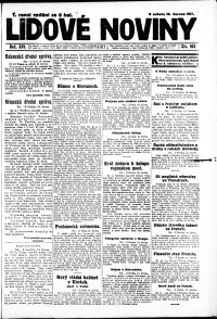 Lidov noviny z 16.6.1917, edice 2, strana 1