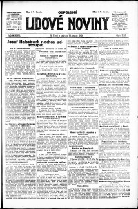 Lidov noviny z 16.8.1919, edice 2, strana 1