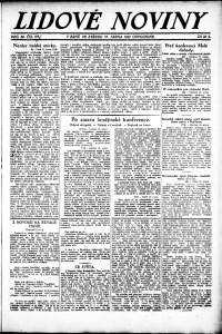 Lidov noviny z 16.8.1922, edice 2, strana 1