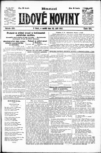 Lidov noviny z 16.9.1917, edice 1, strana 1