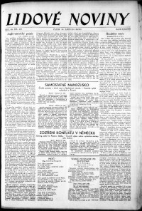 Lidov noviny z 16.9.1932, edice 1, strana 1
